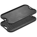 Lodge Cast Iron Reversible Grill Griddle, 20 x 10.44 inch.