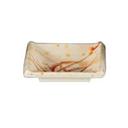 Yanco Orchis Melamine Rectangular Sauce Dish, 3 3/4 inch Length x 2 1/2 inch Width -- 72 per case.