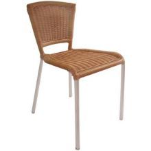 Emu Americas Llc Laura Aluminum Outdoor Stacking Side Chair, 29.5 X 18 X 21.5 Inch -- 4 Per Case
