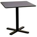 Emu Darwin Antique Black Square Outdoor Indoor Tilt Top Nesting Table, 29 x 32 inch.