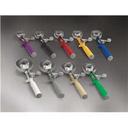 Dishers W/One-Piece Color Yellow Handles, Color Gray, 4 Ounce.