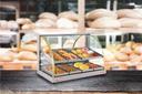 Skyfood Economy Line Countertop Food Warmer Display Case with Two Shelves, 24 3/4 x 13 3/8 x 16 1/8 inch
