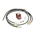 Intermetro Black Frame Red Rocker with I/O Print Power Switch Kit for Intermetro Part Number RPC13-375