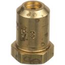 Vulcan Hart Brass Hood Orifice for Vulcan Hart Part Number 00-418051-00053, 3/8 inch - 27 x 1/2 inch Height x Number 53