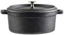 Tablecraft Cast Iron Cocotte with Lid and Stainless Steel Knob, 16 Ounce Capacity