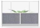 Luxor Modular Room Divider Wall System with 70 x 48 inch Starter Wall