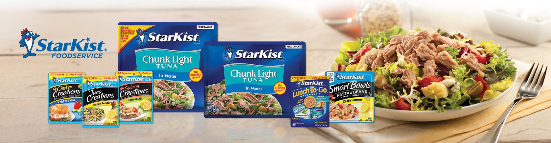 Put the Starkist lineup to work for you.