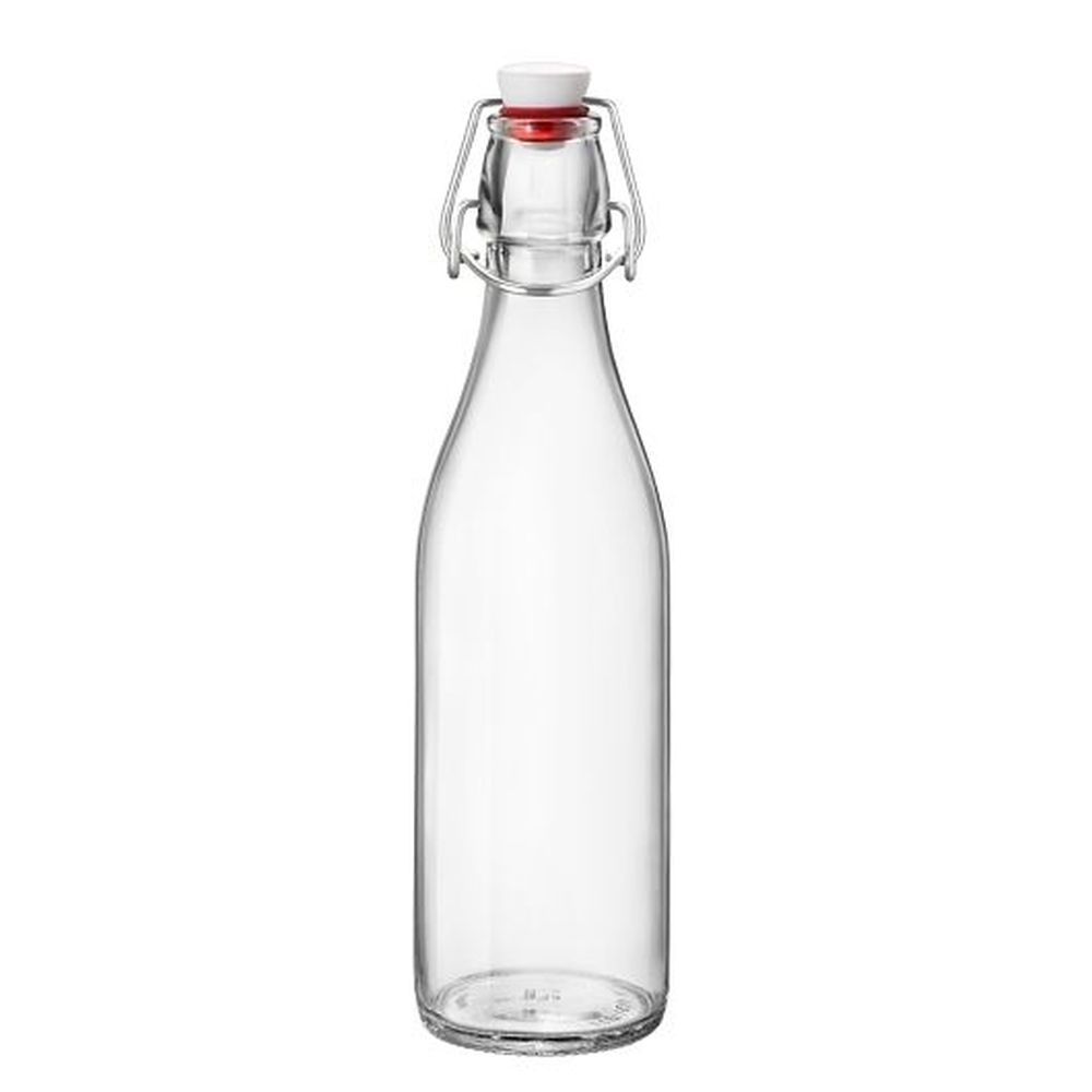 Giara Glass 17 Ounce Swing Top Bottle, 12 count