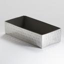 American Metalcraft Stainless Steel Hammered Sugar Packet Holder, 4 3/4 x 2 1/4 x 1 inch