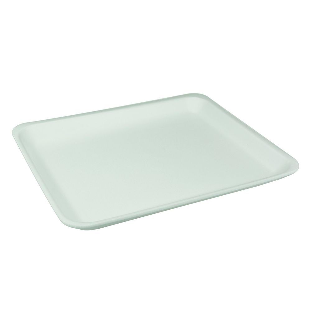 Pactiv Evergreen White Foam Number 9 Carry Tray, 12 X 9 Inch -- 250 Per Case