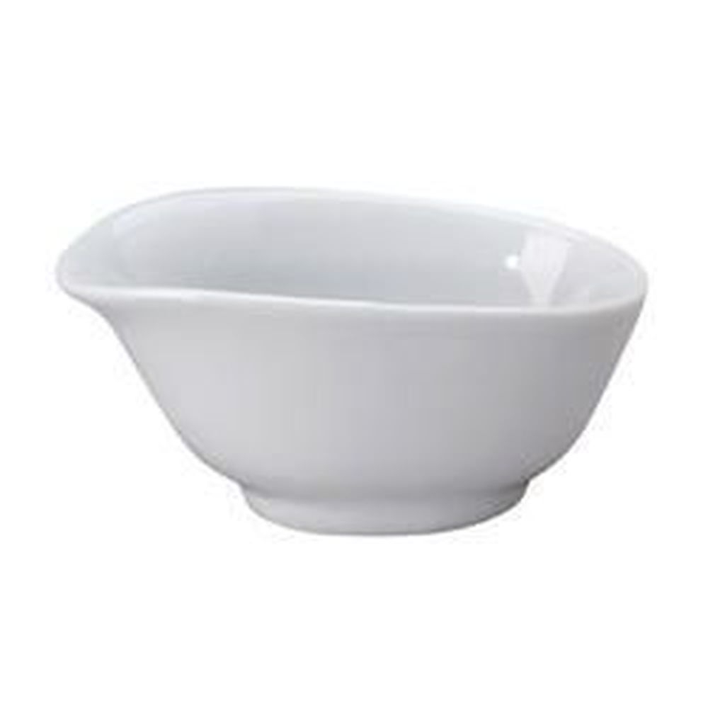 Porcelain White 3.5 Ounce Sauce Boat