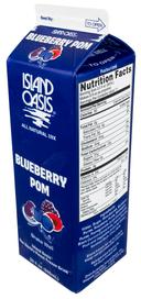 Island Oasis Blueberry Pomegranate Beverage Mix, 32 Fluid Ounce -- 12 per case.