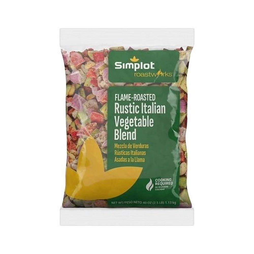 Simplot Roastworks Roasted Rustic Italian Vegetable Blend, 2.5 Pound -- 6 Per Case