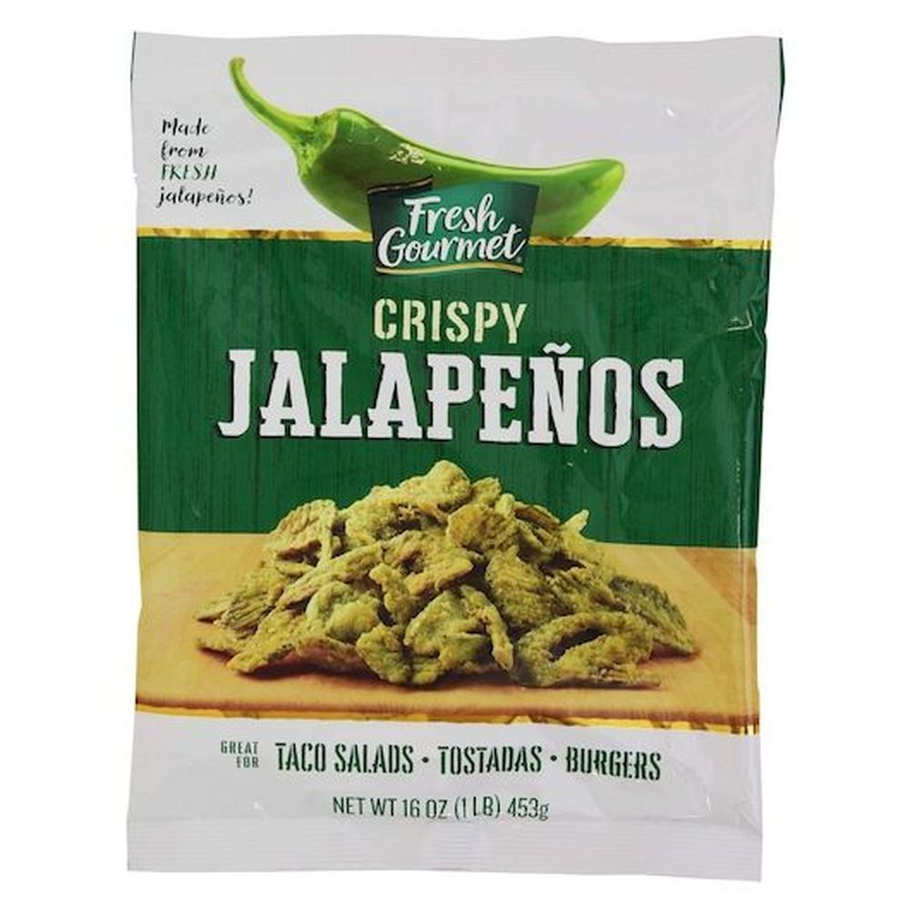Fresh Gourmet Crispy Jalapeno Strips, 1 Pound -- 10 Per Case