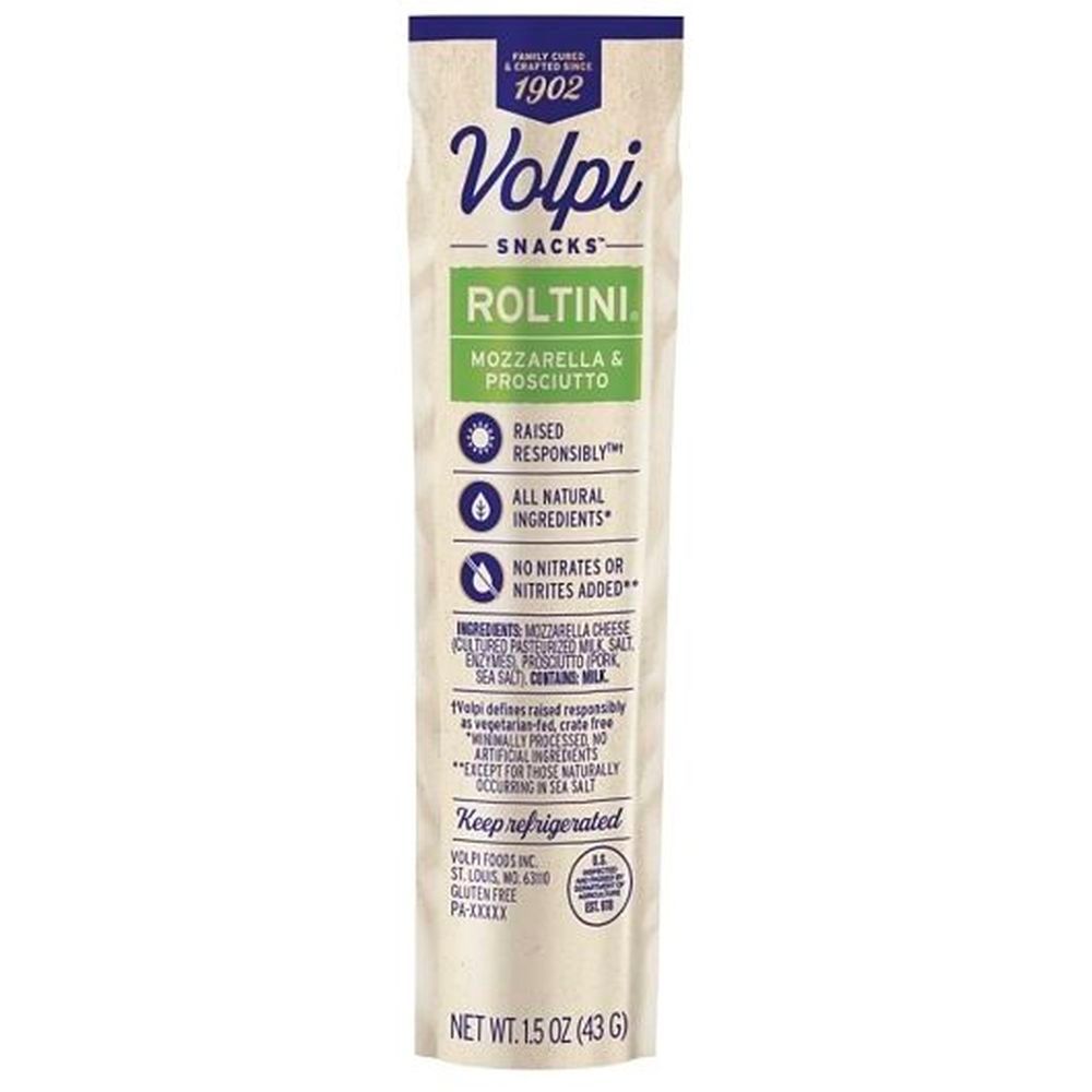 Volpi Roltini Singles With Prosciutto Ham Snacks, Display Ready Carton, 1.5 Ounce -- 72 Per Case