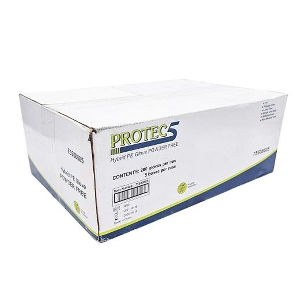 Amercareroyal Large Hybrid Powder Free Gloves, 1000 Count