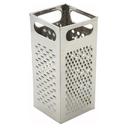 Winco Stainless Steel Square Box Grater, 9 x 4 inch -- 12 per case.