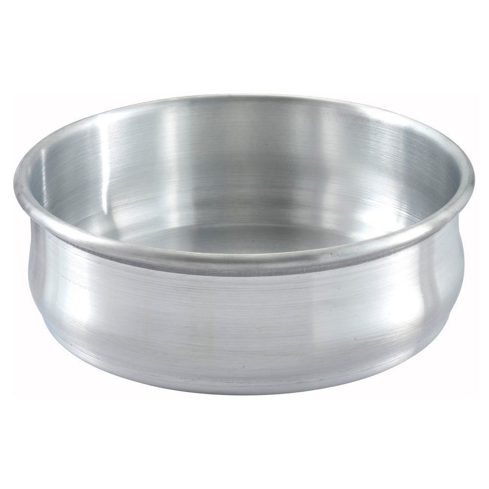 Winco Aluminum Stackable Dough Pan, 48 Ounce Capacity