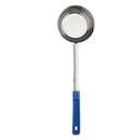 Stainless Steel One Piece Solid Portioner with Blue Handle