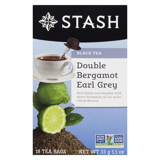 Stash Thé Noir Earl Grey Double Bergamote, 20 Unités -- 6 Par Boîte