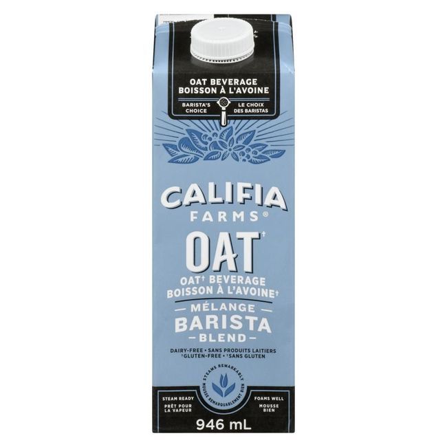 Califia Farms Mélange Barista À L'avoine, 946 Ml -- 6 Par Boîte