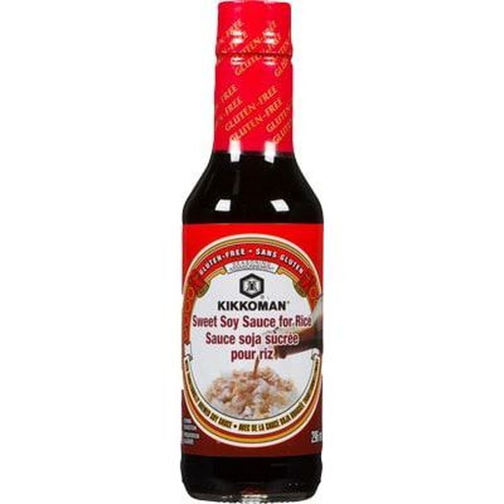 Kikkoman Sauce Soja Sucrée Sans Gluten Pour Riz, 296 Ml -- 6 Par Boîte