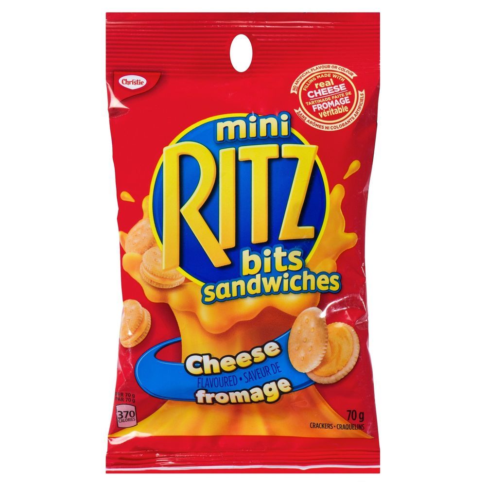 Ritz Bits Mini Cheese Cracker Sandwiches, 70 G -- 36 Per Case